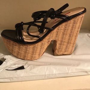 Prada wedges